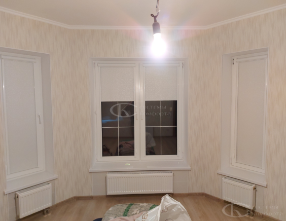 Портфолио Жалюзи на пластиковые окна без сверления