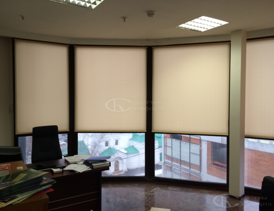 Портфолио Жалюзи на пластиковые окна без сверления