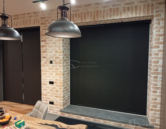 Портфолио Жалюзи на пластиковые окна без сверления