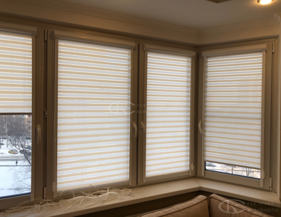 Фотографии работ жалюзи День-Ночь