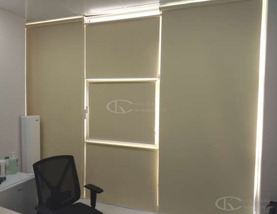 Портфолио Жалюзи на пластиковые окна без сверления