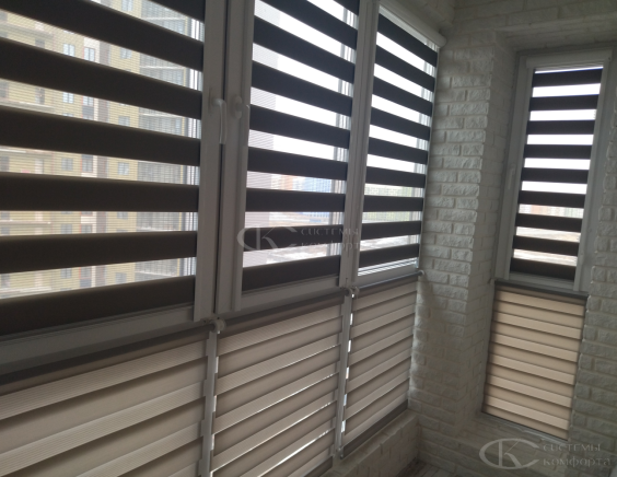Фотографии работ жалюзи День-Ночь