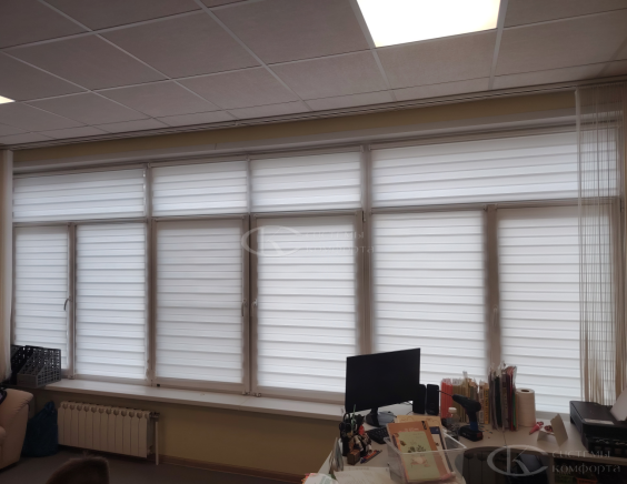 Фотографии работ жалюзи День-Ночь