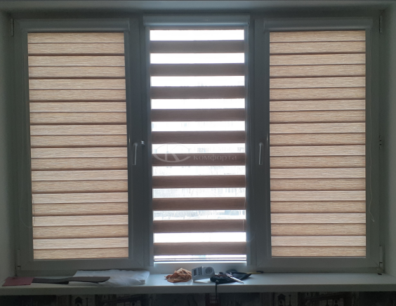 Порфолио работ шторы День-Ночь Комбо они