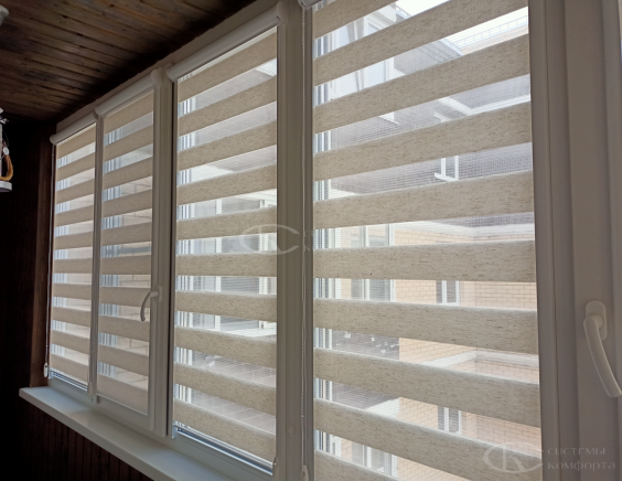 Фотографии работ жалюзи День-Ночь