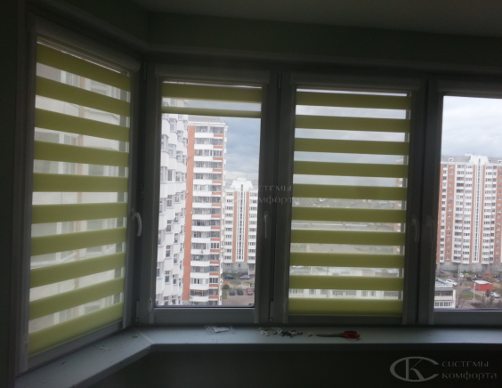 Фотографии работ жалюзи День-Ночь