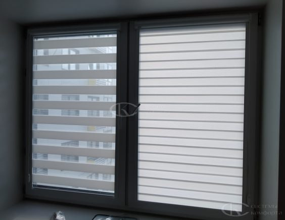 Фотографии работ жалюзи День-Ночь