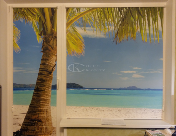 Портфолио Жалюзи на пластиковые окна без сверления