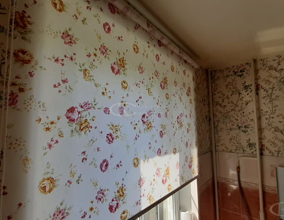 Рулонные шторы на кухню