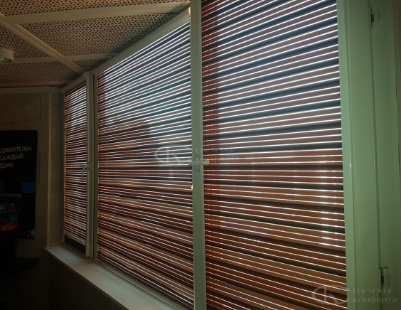 Фотографии работ жалюзи День-Ночь