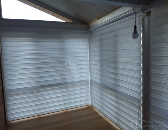 Фотографии работ жалюзи День-Ночь