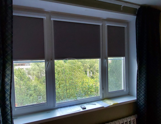 Рулонные шторы на кухню