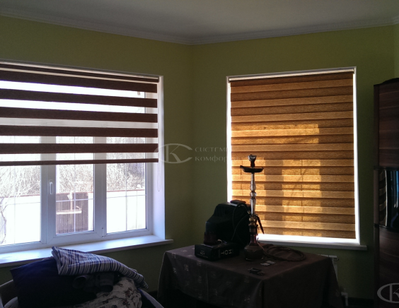 Фотографии работ жалюзи День-Ночь