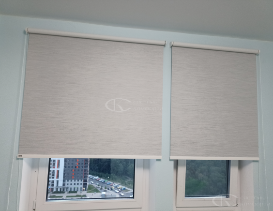 Портфолио Жалюзи на пластиковые окна без сверления