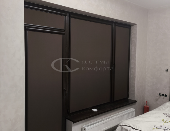 Портфолио Жалюзи на пластиковые окна без сверления