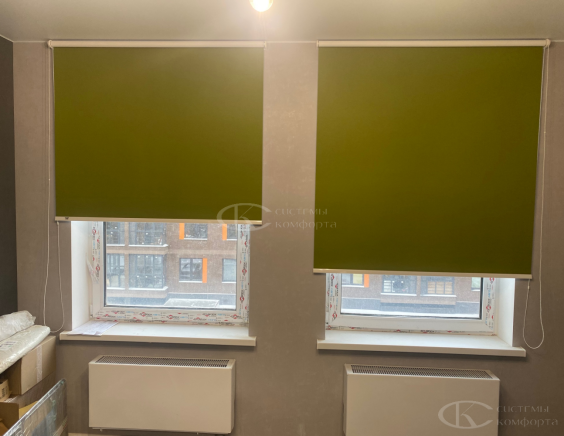 Портфолио Жалюзи на пластиковые окна без сверления