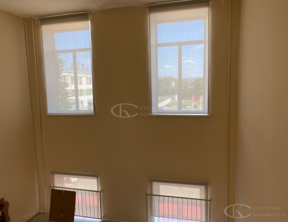 Портфолио Жалюзи на пластиковые окна без сверления