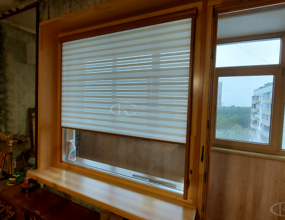 Фотографии работ жалюзи День-Ночь