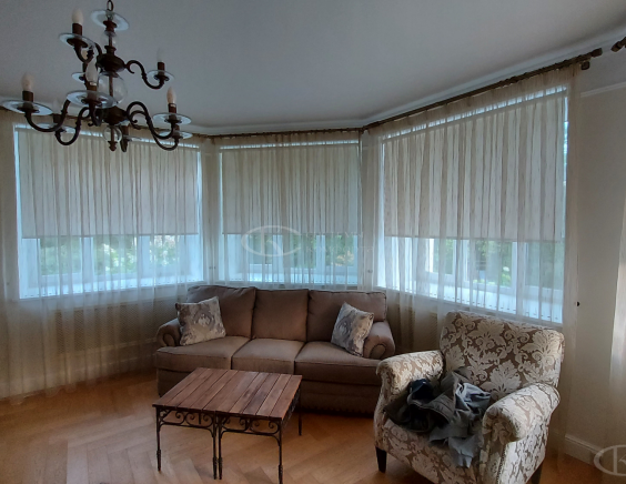 Портфолио Жалюзи на пластиковые окна без сверления