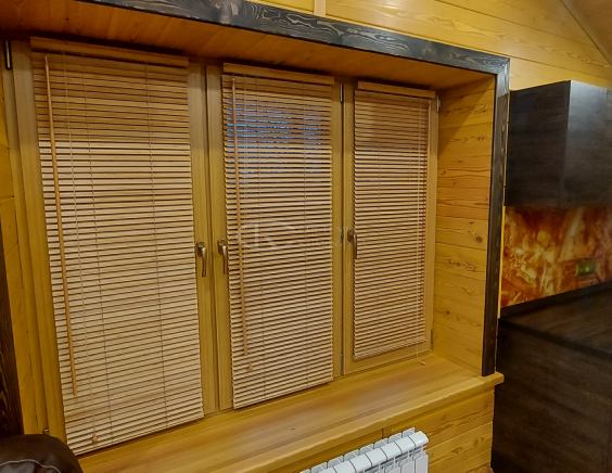 Бамбуковые жалюзи в комнату