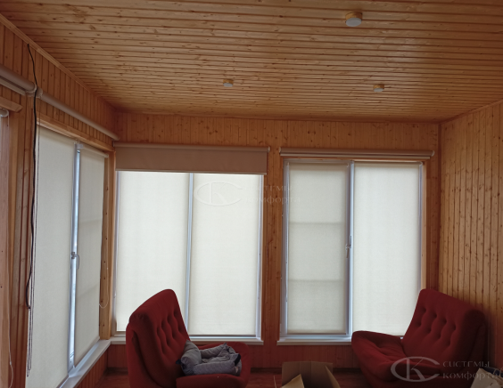 Портфолио Жалюзи на пластиковые окна без сверления