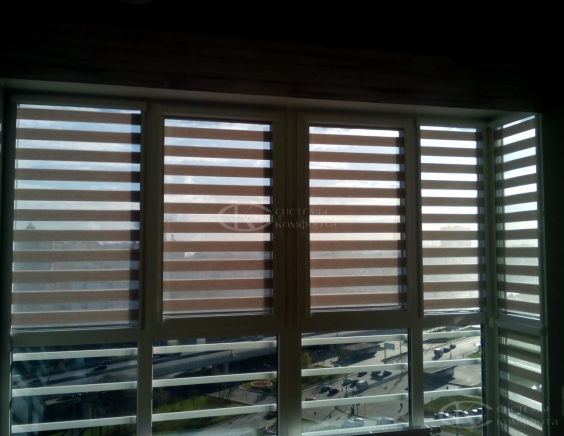 Фотографии работ жалюзи День-Ночь