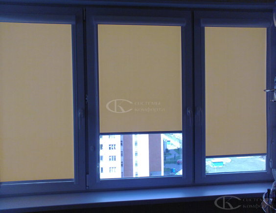 Портфолио Жалюзи на пластиковые окна без сверления