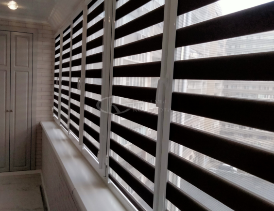 Фотографии работ жалюзи День-Ночь