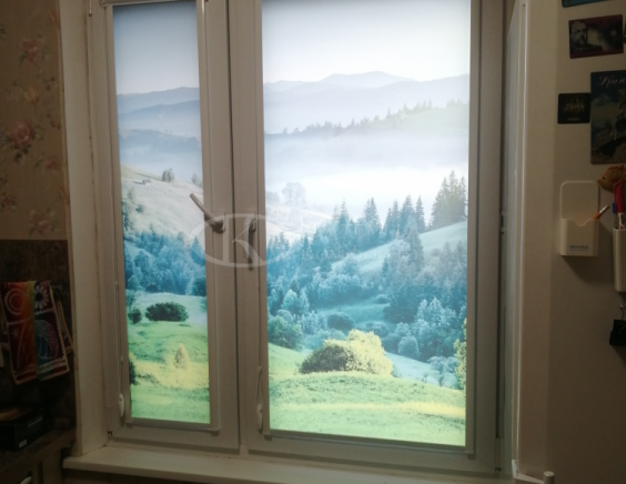 Рулонные шторы на кухню