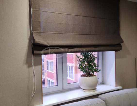 Портфолио работ Римские шторы