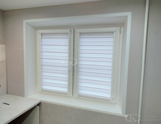 Фотографии работ жалюзи День-Ночь