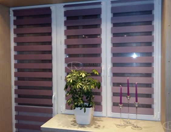 Фотографии работ жалюзи День-Ночь